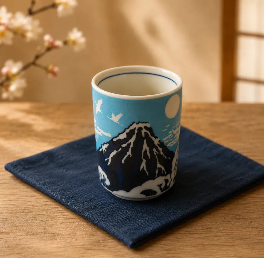 Mino ware yunomi teacup gift