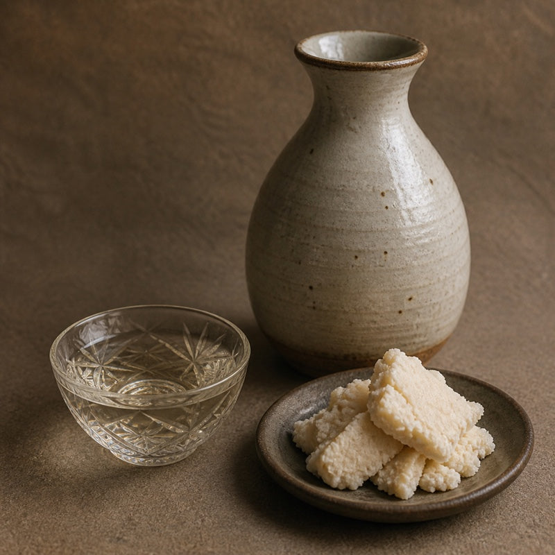 Kanazawa sake brewery cedar barrels