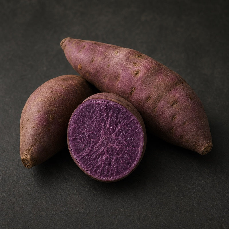 Okinawan beni-imo purple sweet potato